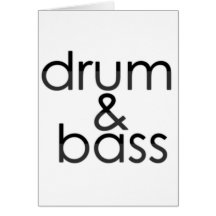 Drum and Bass Cards