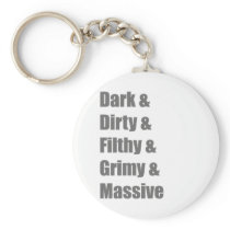 Drum and Bass DnB Electro Dub step Dubstep Grime Keychain