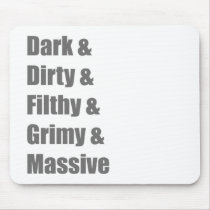 Drum and Bass DnB Electro Dub step Dubstep Grime Mousepad