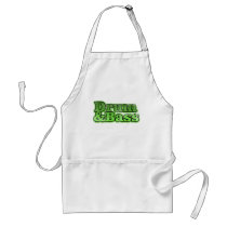 Drum and Bass Green Apron
