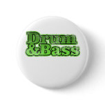 Drum and Bass Green Pin