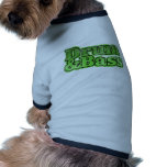 Drum and Bass Green Doggie T Shirt