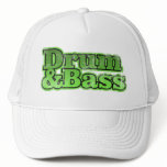 Drum and Bass Green Trucker Hats
