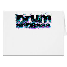 Drum and Bass Greeting Cards