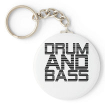 Drum and Bass Keychain