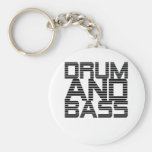 Drum and Bass Keychain