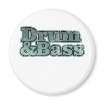 Drum and Bass Fridge Magnets