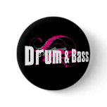 Drum and Bass Mob Pinback Buttons