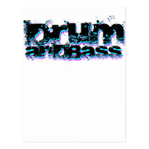 Drum and Bass Post Cards