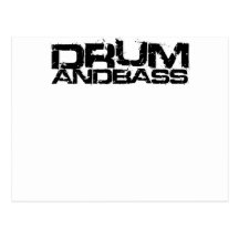 Drum and Bass Post Cards