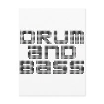 Drum and Bass Postcards