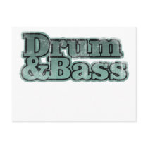 Drum and Bass Postcards