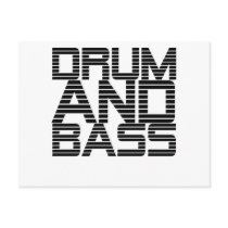 Drum and Bass Post Card