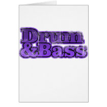 Drum and Bass Purple Card