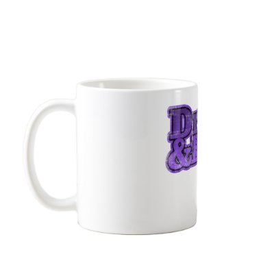 Drum and Bass Purple Mugs by generation_y_design