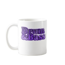 Drum and Bass Purple Mugs