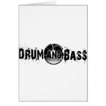 Drum and Bass Shattered Record Cards