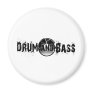 Drum and Bass Shattered Record Refrigerator Magnet