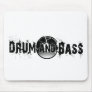 Drum and Bass Shattered Record Mouse Pad