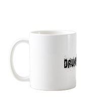 Drum and Bass Shattered Record Mug