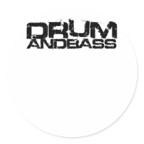 Drum and Bass Sticker