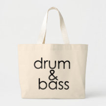Drum and Bass Tote Bags