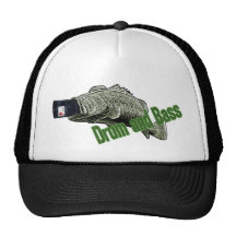 drum and bass trucker hat