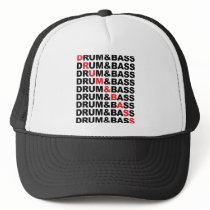 Drum & Bass Square Trucker Hat