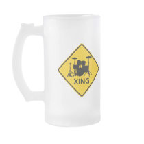 Drum Crossing Highway Sign Mug