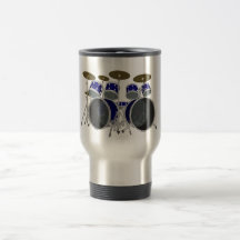 Drum Kit 3D Model: Custom Travel Mug