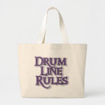 Drum Line Rules Canvas Bag