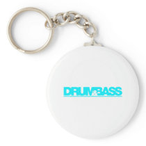 Drum N Bass - DJ Disc Jockey Vinyl Music Key Chain
