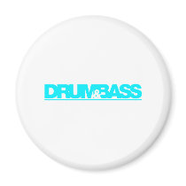 Drum N Bass - DJ Disc Jockey Vinyl Music Fridge Magnet