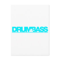 Drum N Bass - DJ Disc Jockey Vinyl Music Postcard