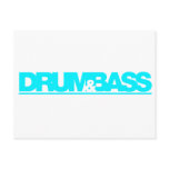 Drum N Bass - DJ Disc Jockey Vinyl Music Postcards