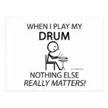 Drum Nothing Else Matters Postcards