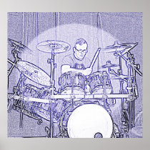 Drum or Drummer Poster
