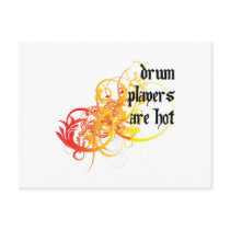Drum Players Are Hot Post Cards