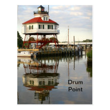 (Drum Point Lighthouse Post Card