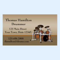 Drum Set business cards