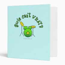 Drum Set - Green Binders