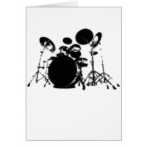 drum set PNG Card
