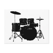 Drum Set Postcard