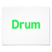drum text mint music design photograph