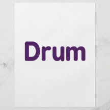 drum text purple music design flyers