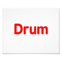 drum text red music design photo