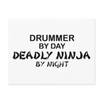 Drummer Deadly Ninja by Night