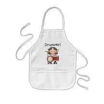 Drummer - Female Tshirts and Gifts Aprons