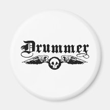 Drummer Fridge Magnet