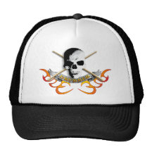 Drummer skull C Netzcap